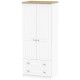 Venice Tall 2 Drawer Wardrobe